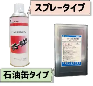 フラックス洗浄剤の製品荷姿