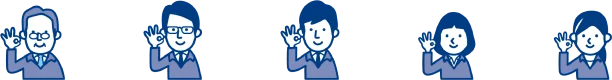 作業者が喜んでいる様子